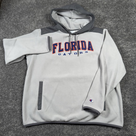 Champion Other - Champion Florida Gators Hoodie Men 2XL Gray Sweatshirt Pockets Pullover **READ**